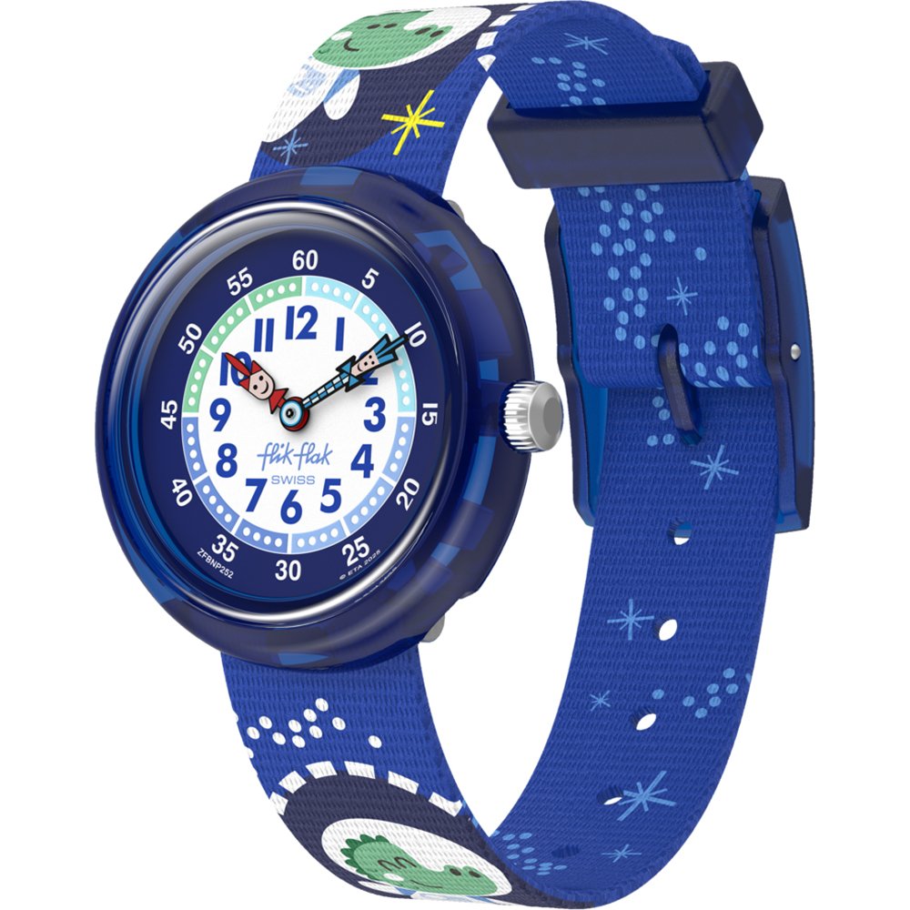 Flik Flak 3+ Story Time FBNP252 Croconautas Horloge