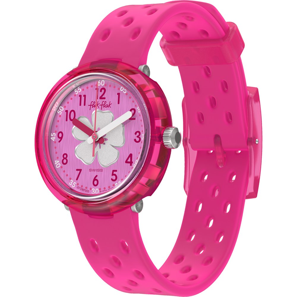 Flik Flak 7+ Power Time FCNP005 Fizz in hibiscus Horloge