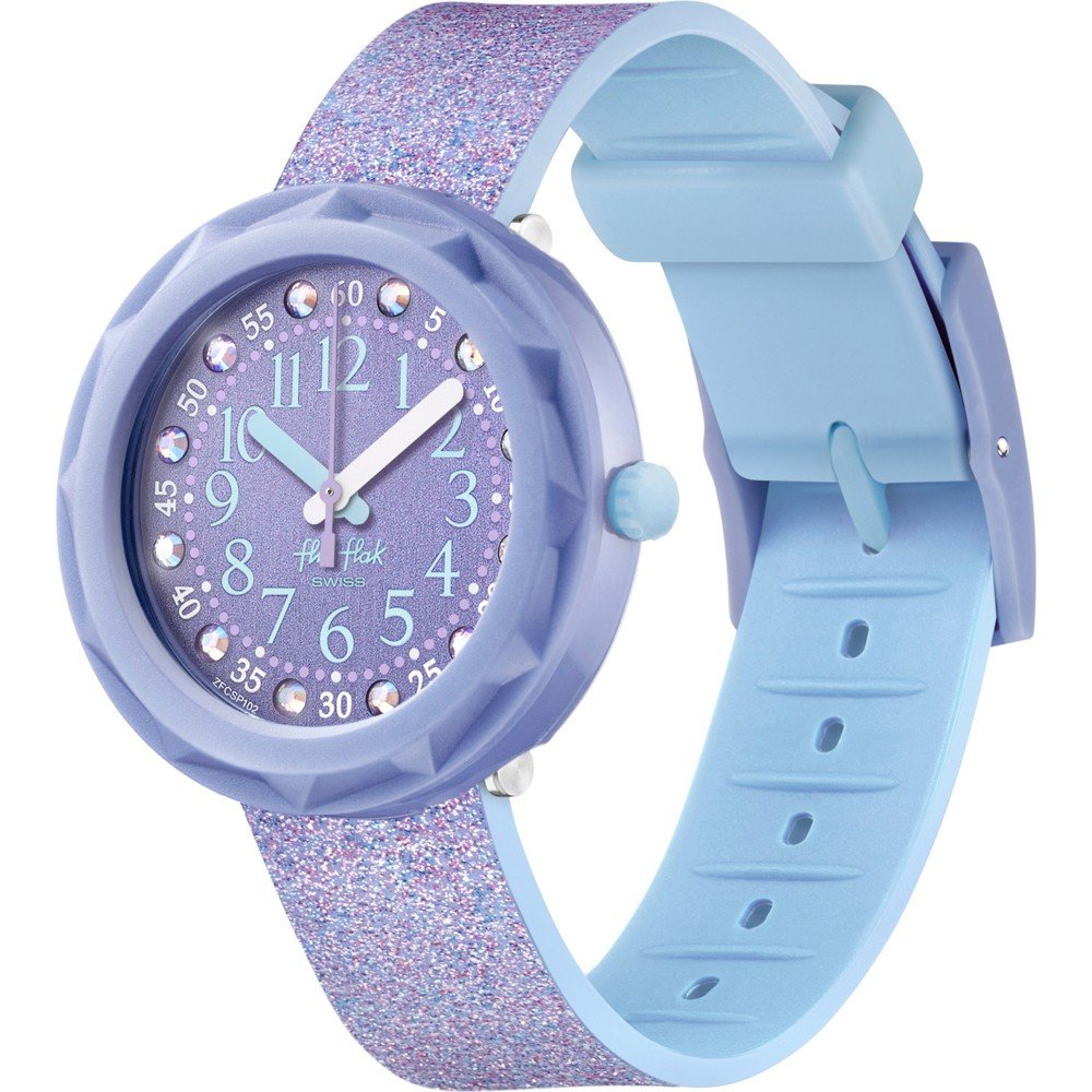Flik Flak 5+ Power Time FCSP102 Lilaxus Horloge