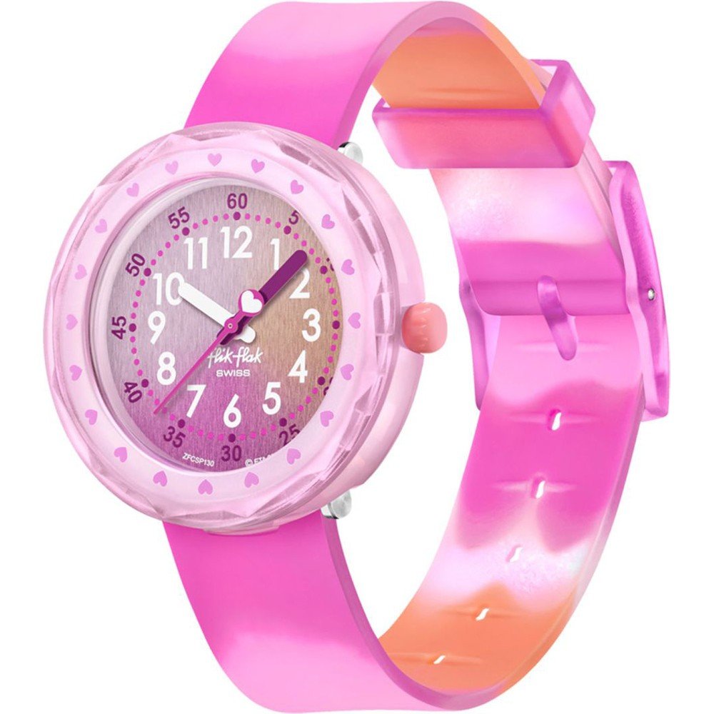 Flik Flak 5+ Power Time FCSP130 Fuze in Pink Horloge