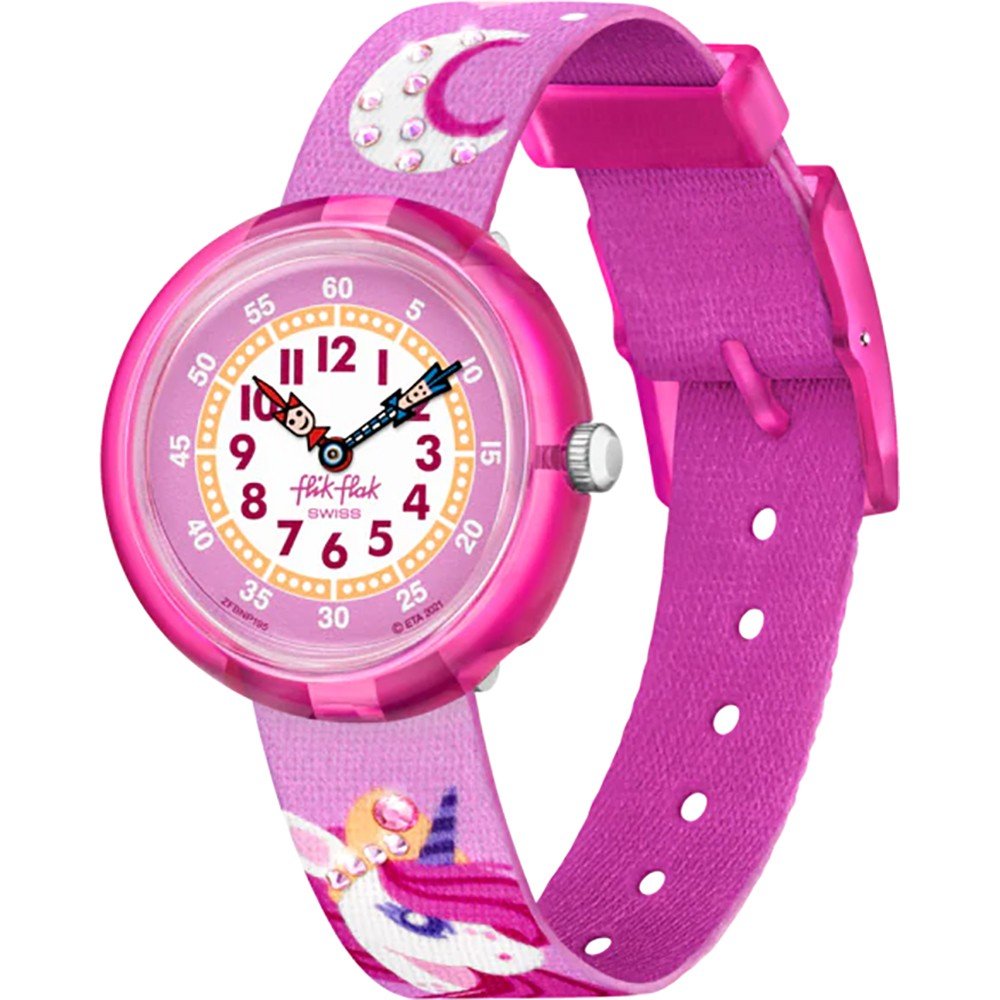 Flik Flak 3+ Story Time FBNP195 Dreaming Unicorn Horloge