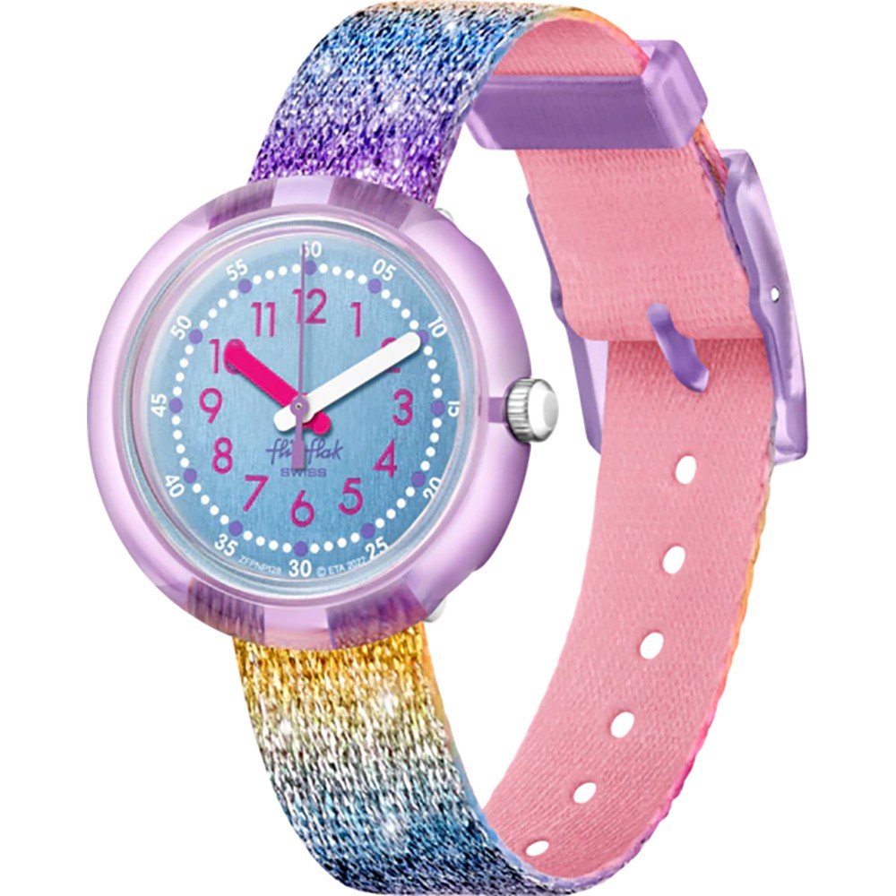Flik Flak 5+ Power Time FPNP128 Shine in rainbow Horloge