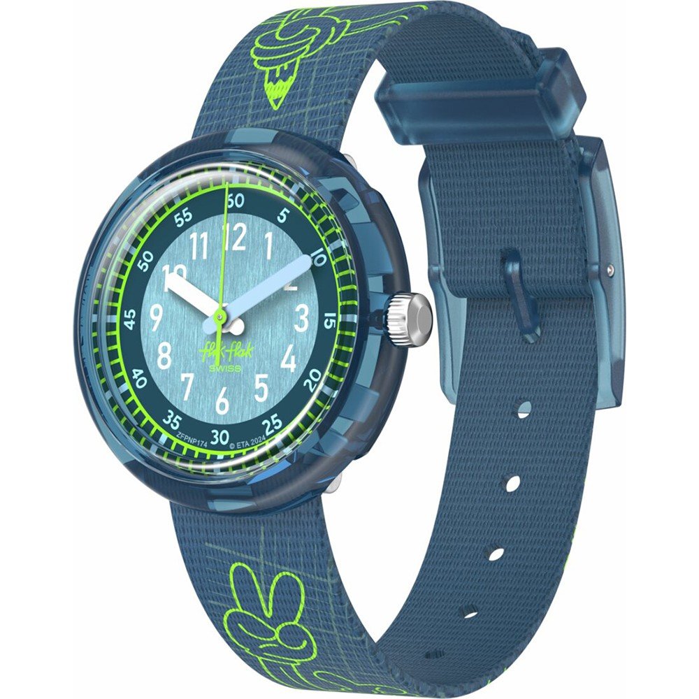 Flik Flak 5+ Power Time FPNP174 Code Talk Horloge