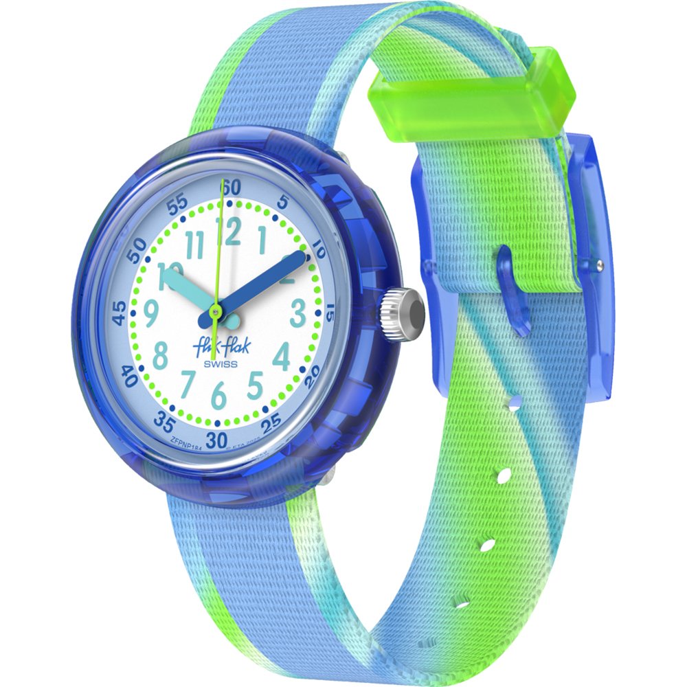 Flik Flak 5+ Power Time FPNP184 Flip it blue! Horloge