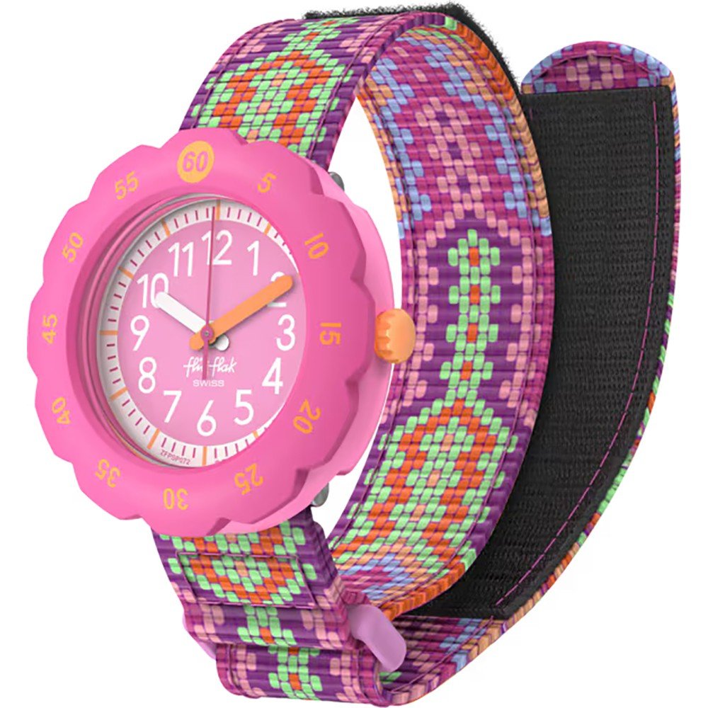 Flik Flak 5+ Power Time FPSP072 Loop in pink Horloge