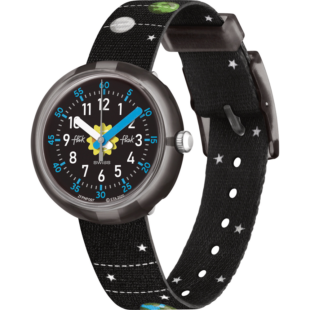 Flik Flak 7+ Power Time FPNP097 Solar System Horloge