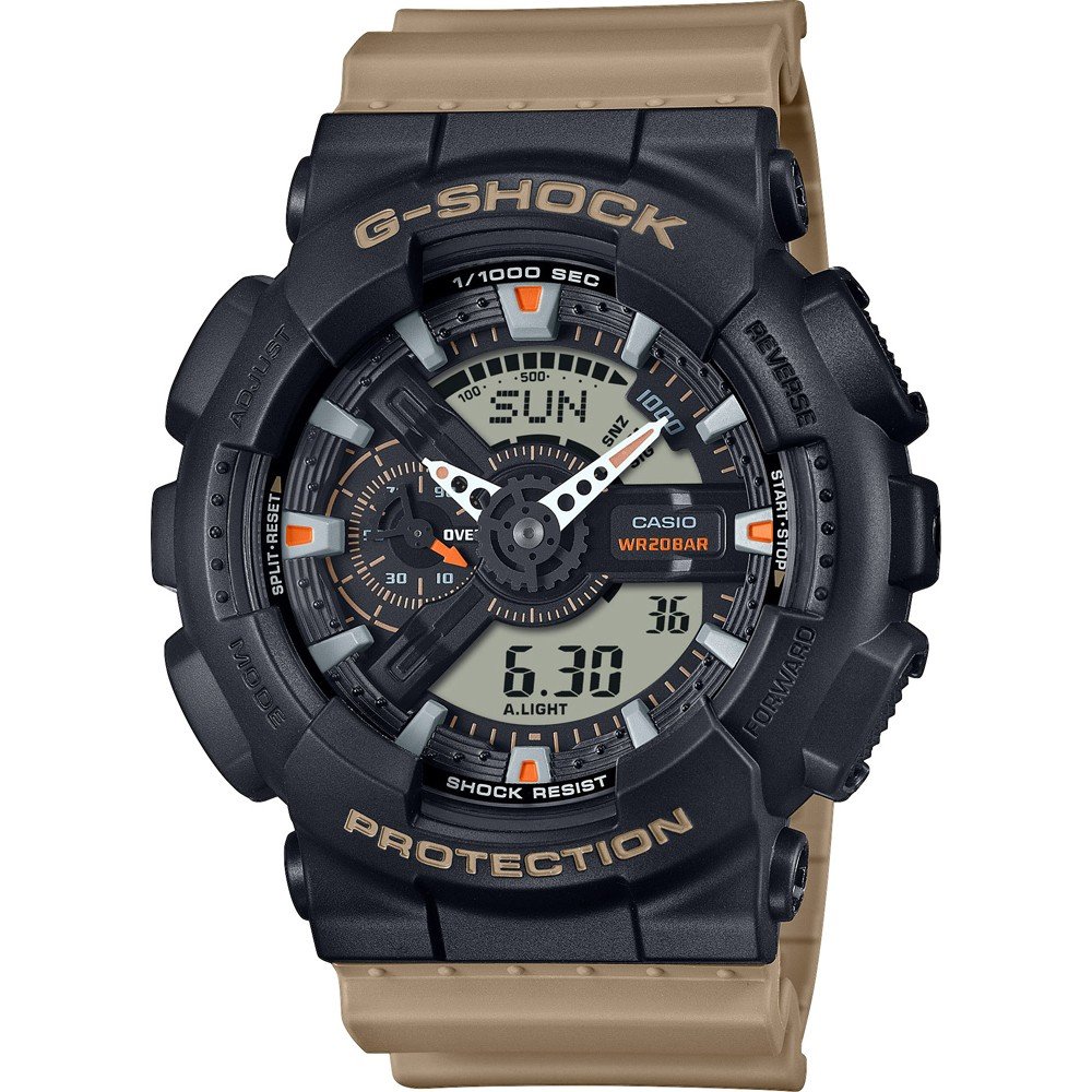 G-Shock Classic Style GA-110TU-1A5ER Two Tone Utility Colours Horloge