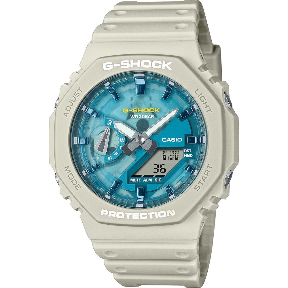 G-Shock Classic Style GA-2100AS-5AER Oasis Of Day And Night Horloge