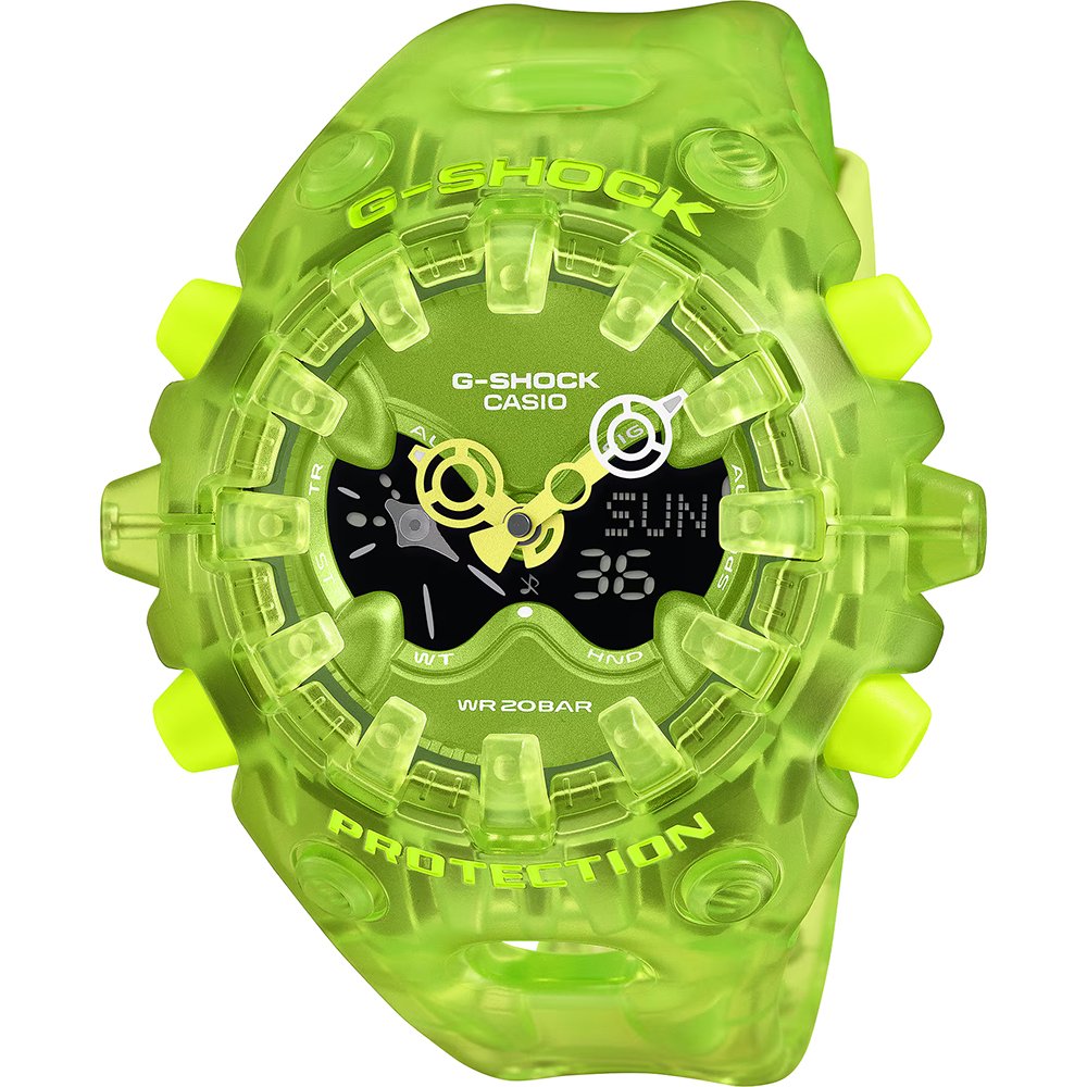 G-Shock Classic Style GA-V01SKE-3AER Big Case Transparant Horloge