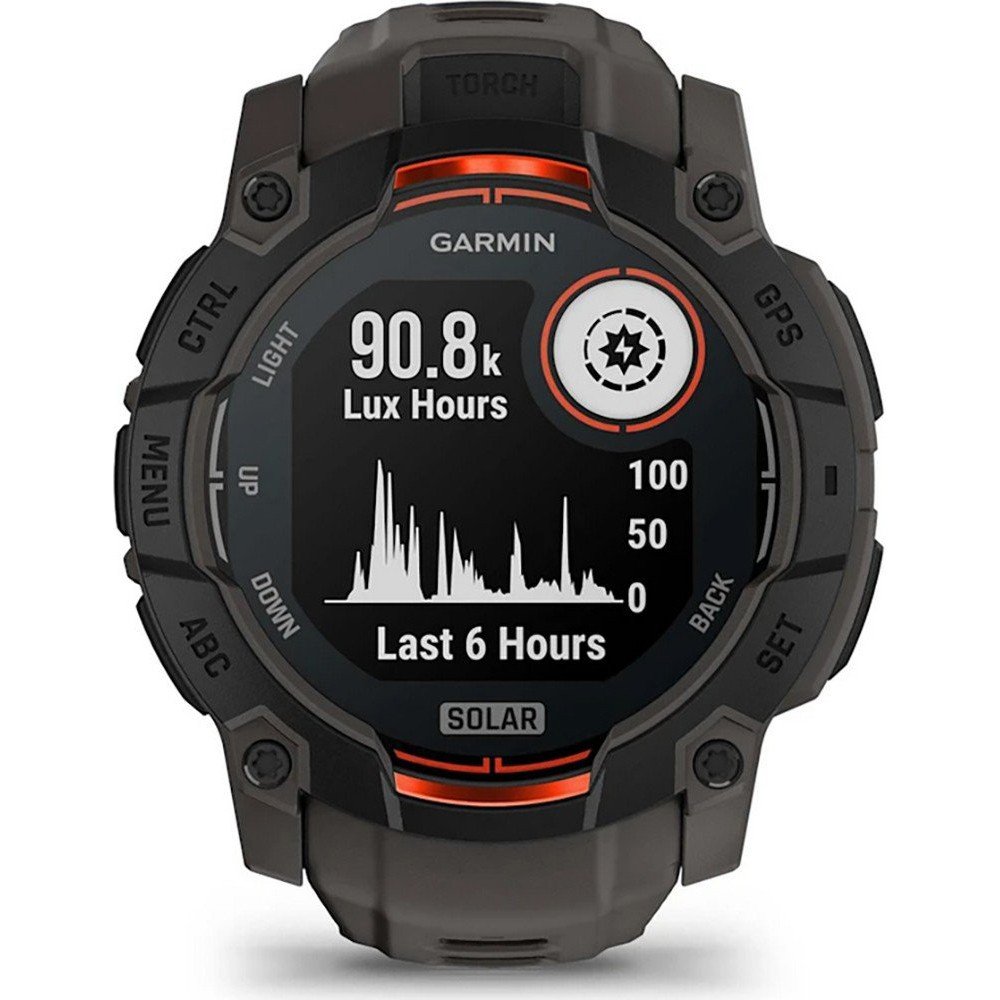 Garmin Instinct 3 Solar Zwart 50 mm