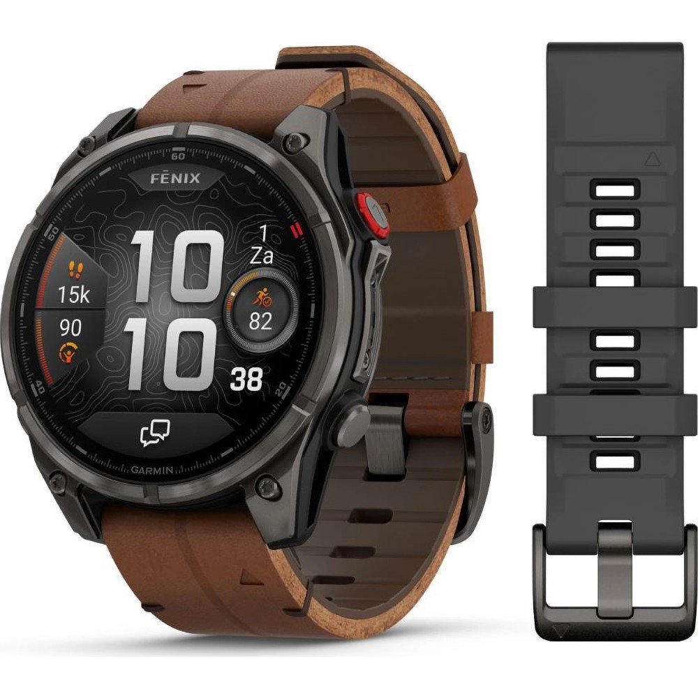 Garmin Fenix 010-03198-40 Fenix 8 Pro Sapphire Set Horloge