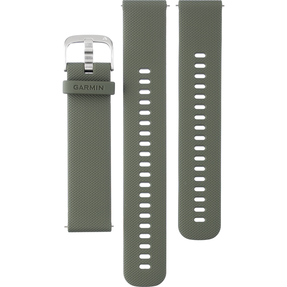 Siliconen bandje - Garmin 20 mm aansluiting - Moss Green