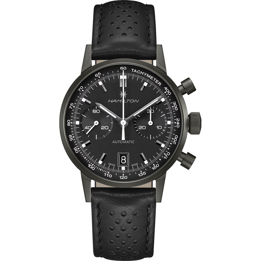 Hamilton American Classics H38446730 Intra-Matic Chronograph Horloge