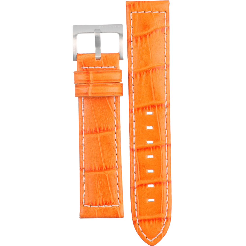 Hamilton Straps H690.776.113 Khaki Navy Horlogeband