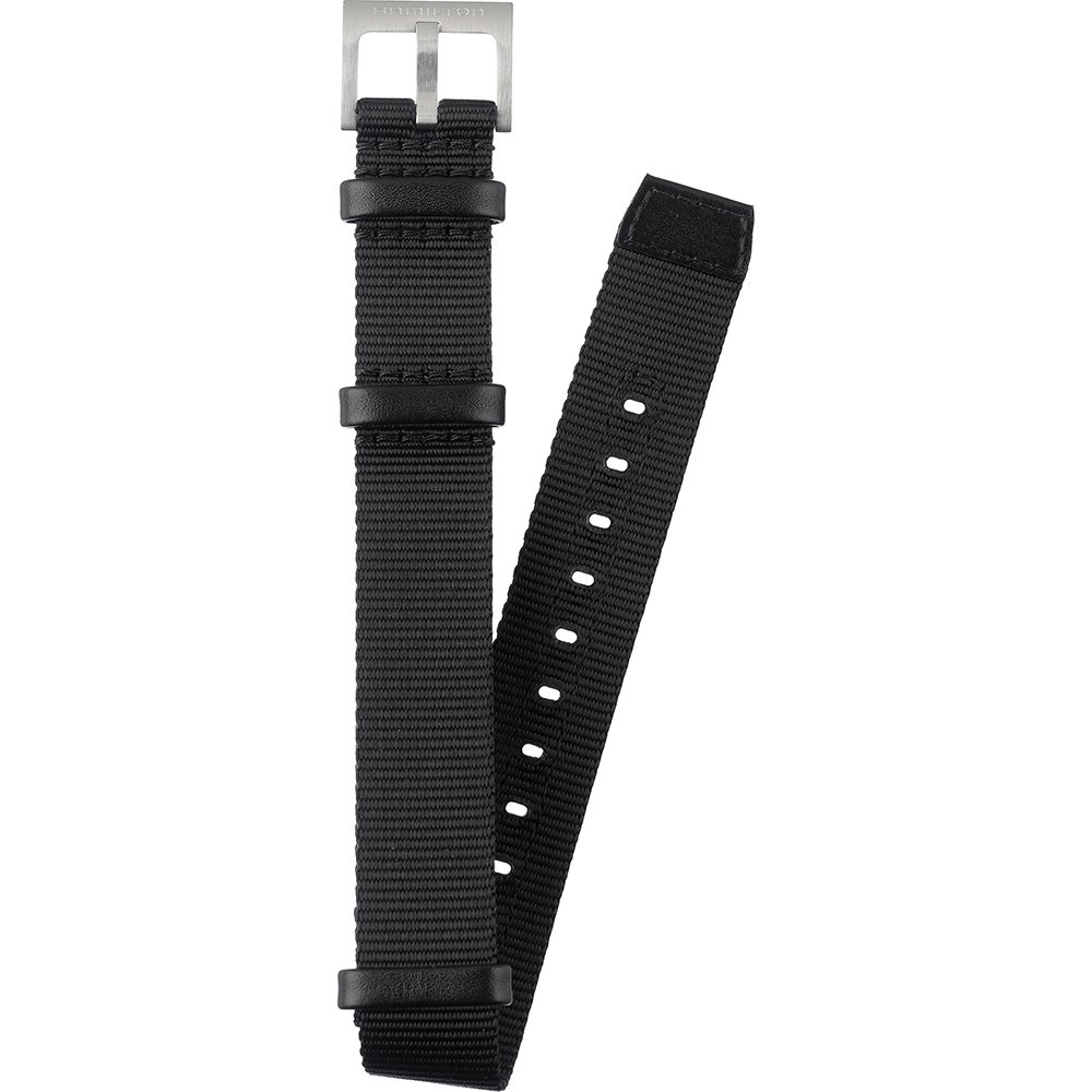 Hamilton Straps H690.000.223 Khaki Field Horlogeband