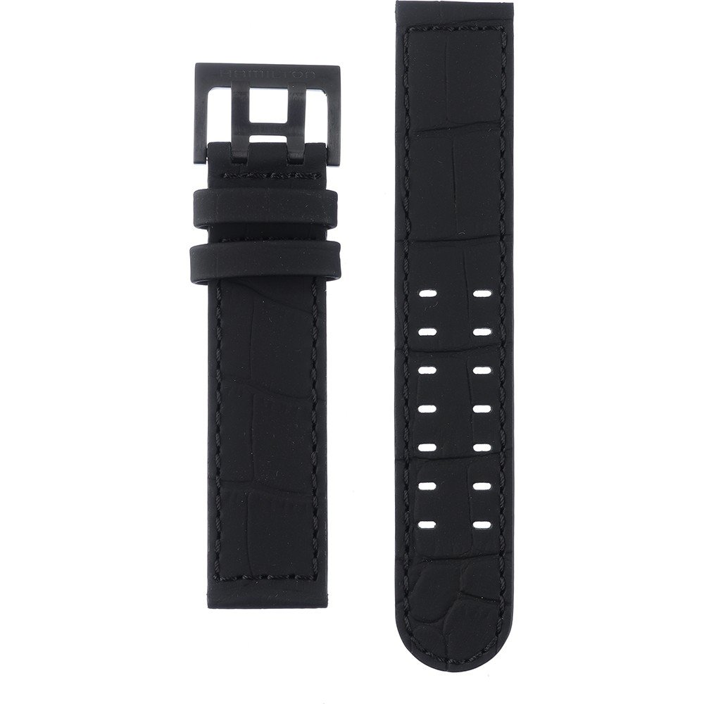Hamilton Straps H690.766.112 Khaki Aviation Converter Horlogeband