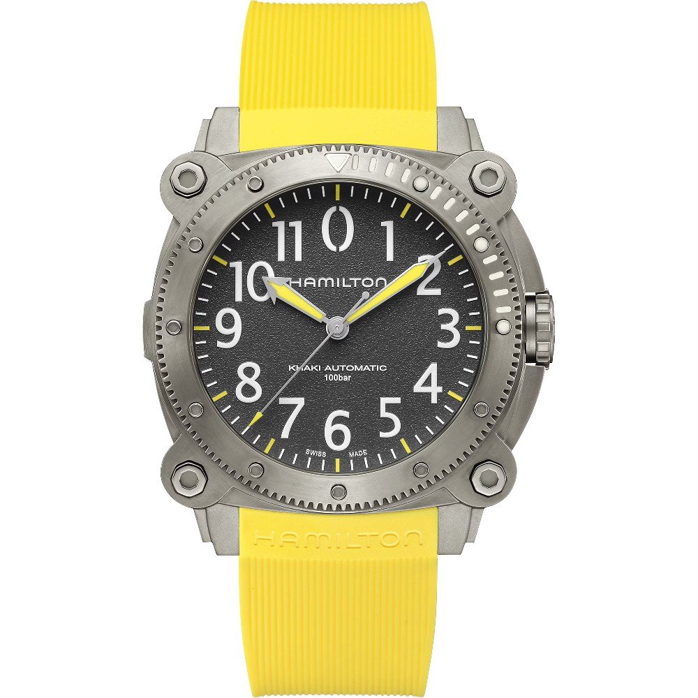 Hamilton Khaki Navy H78535380 Khaki Navy BelowZero Titanium Horloge