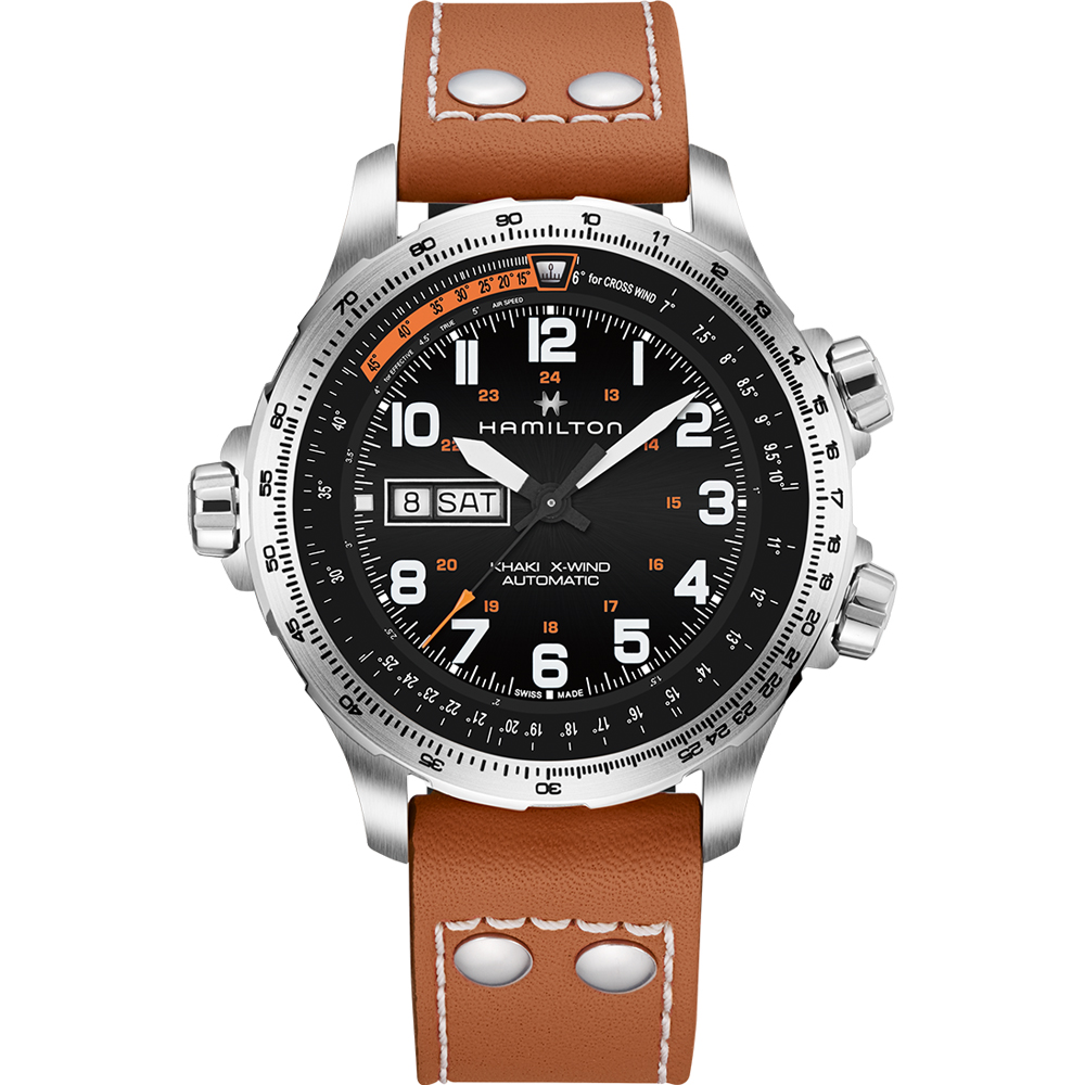Hamilton Khaki Aviation H77755533 Khaki Aviation X-Wind Horloge