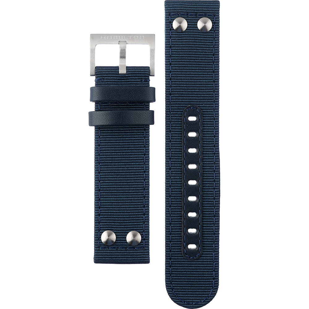 Hamilton Straps H694.779.101 Khaki Aviation X-Wind Horlogeband