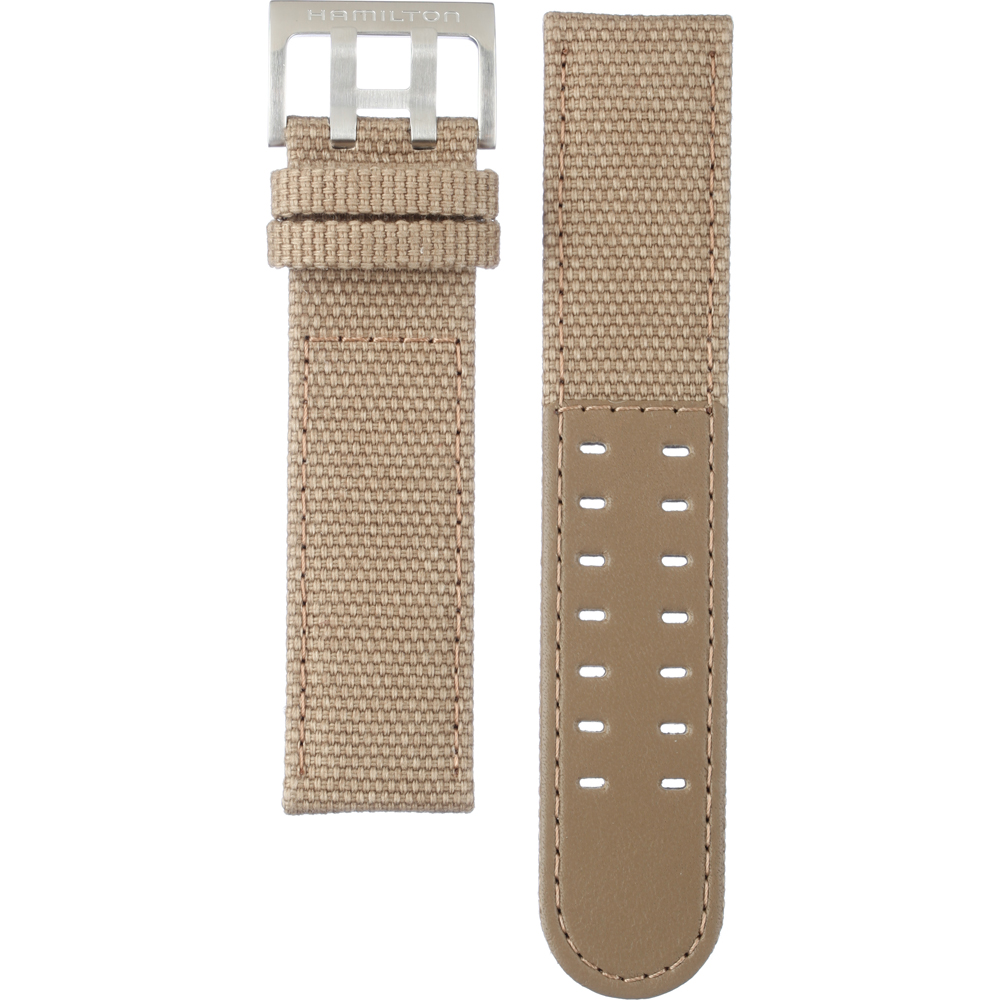 Hamilton Straps H694.706.106 Khaki Field Horlogeband