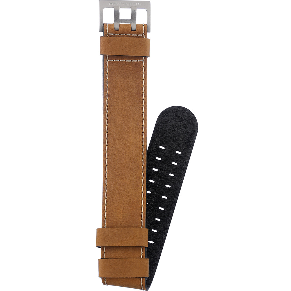 Hamilton Straps H690.698.101 Khaki Field Horlogeband