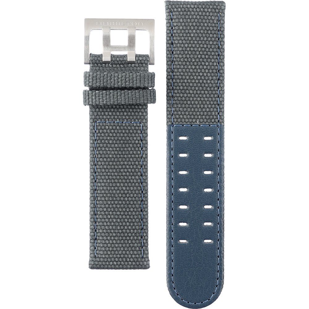 Hamilton Straps H694.706.105 Khaki Field Horlogeband
