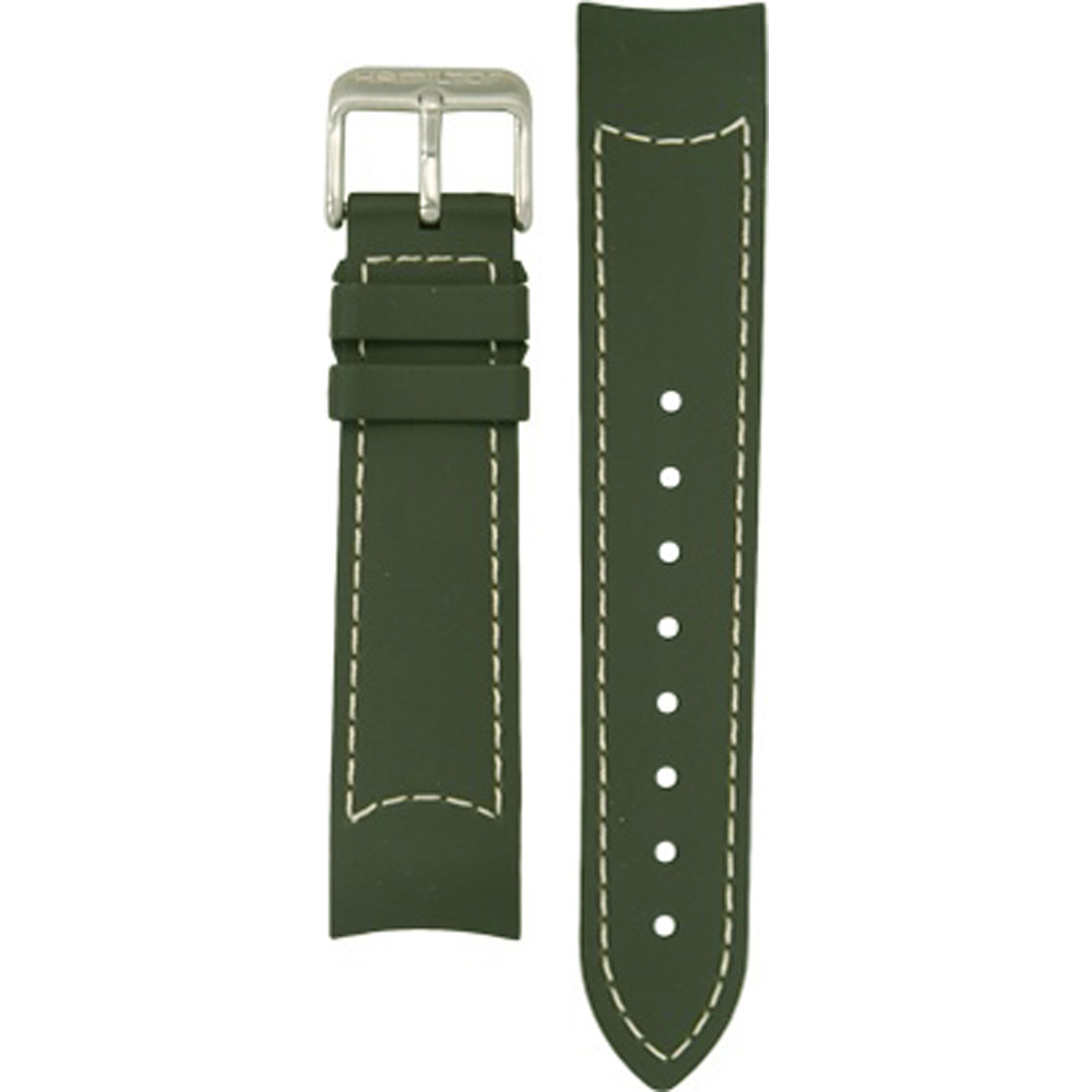 Hamilton Straps H691.745.101 Khaki Horlogeband