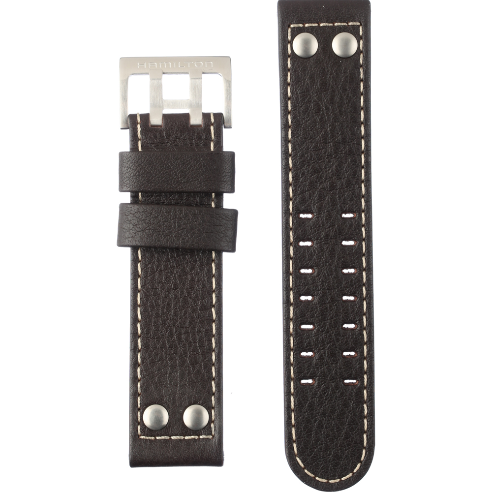 Hamilton Straps H690.765.106 Khaki Horlogeband