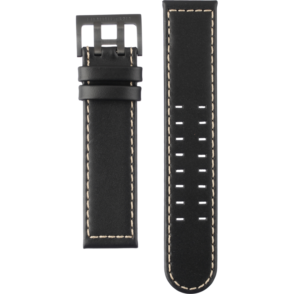 Hamilton Straps H690.765.114 Khaki Horlogeband