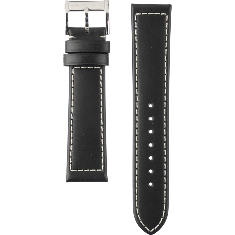 Hamilton Straps H690.784.100 Khaki Navy Horlogeband