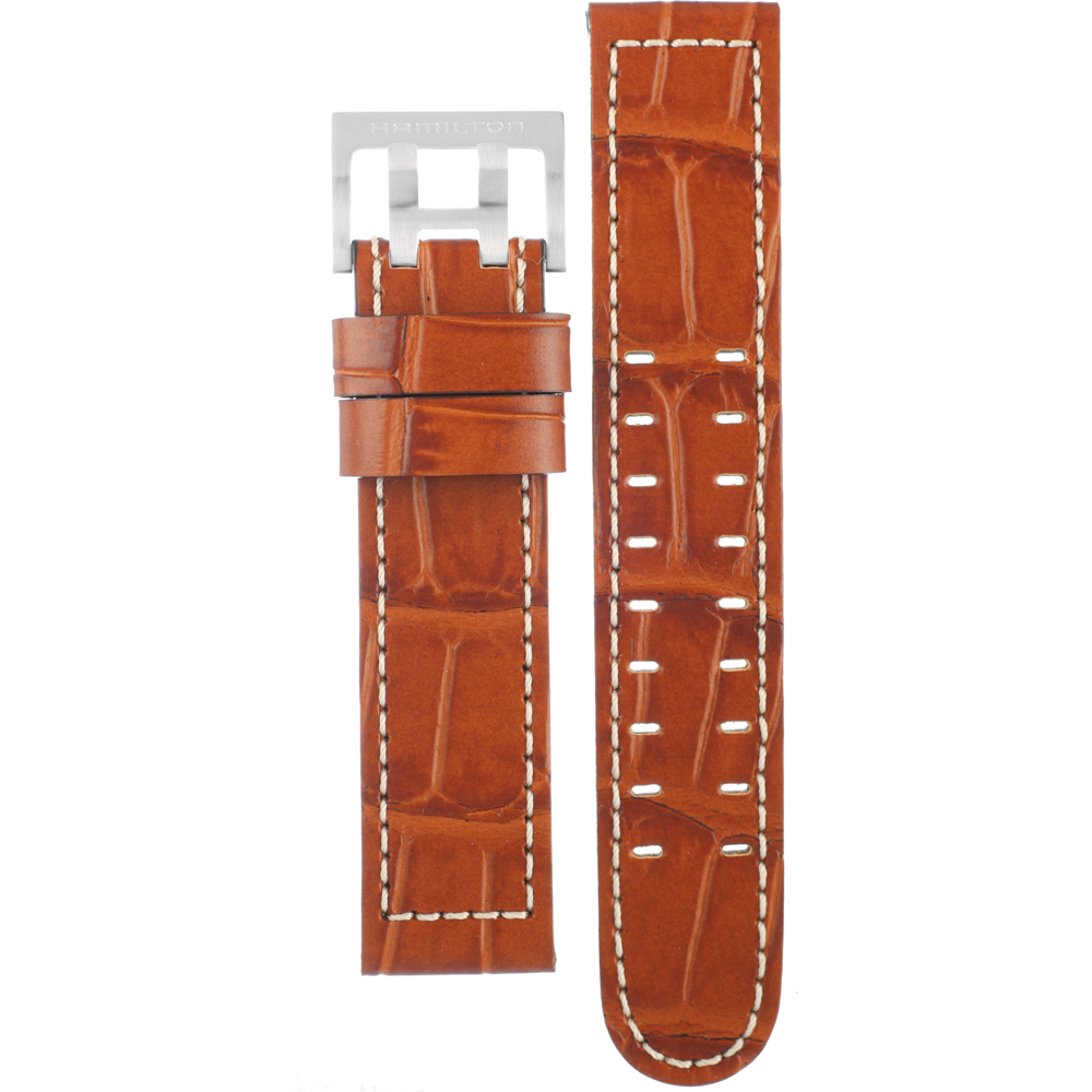 Hamilton Straps H690.646.108 Khaki Pilot Horlogeband