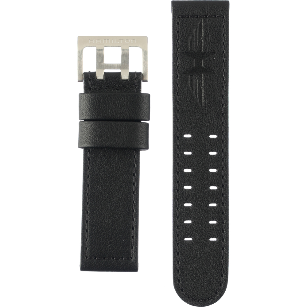 Hamilton Straps H690.767.105 Khaki Pilot Horlogeband