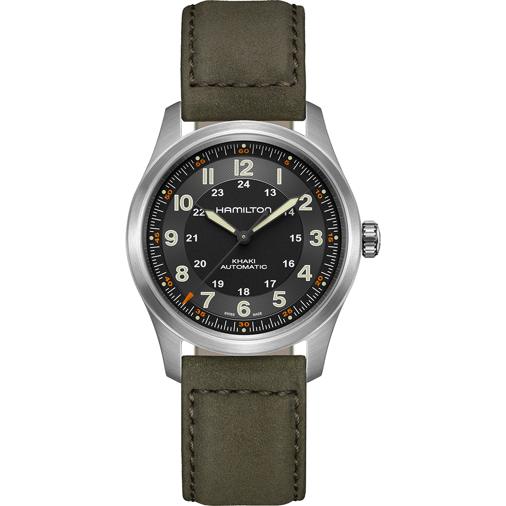 Hamilton Khaki Field H70205830 Khaki Titanium Horloge