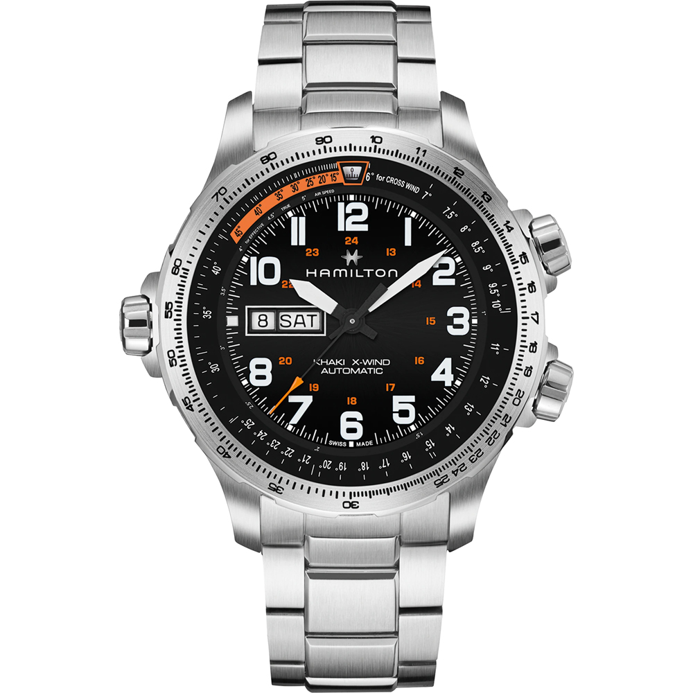 Hamilton Khaki Aviation H77755133 Khaki X-Wind Horloge