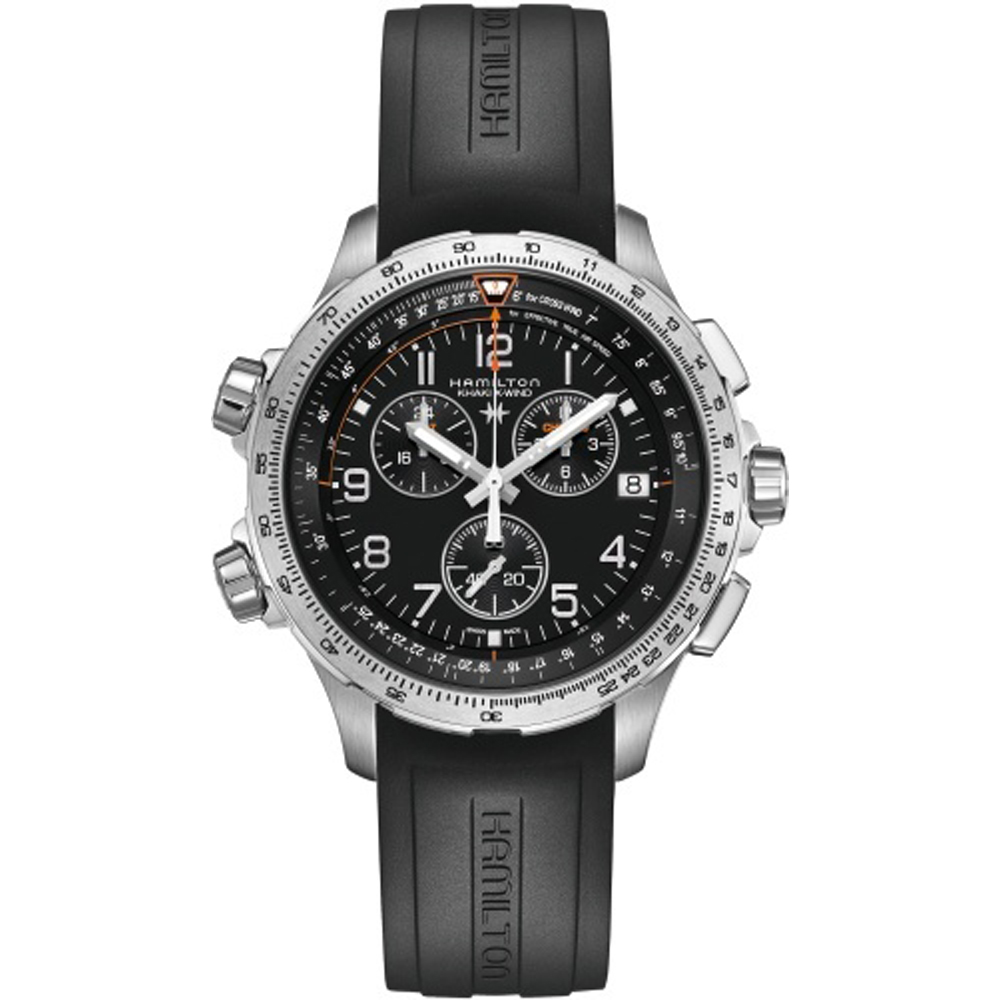 Hamilton Khaki Aviation H77912335 Khaki X-Wind GMT Horloge