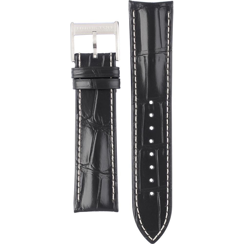 Hamilton Straps H690.357.100 Pan Europ Horlogeband