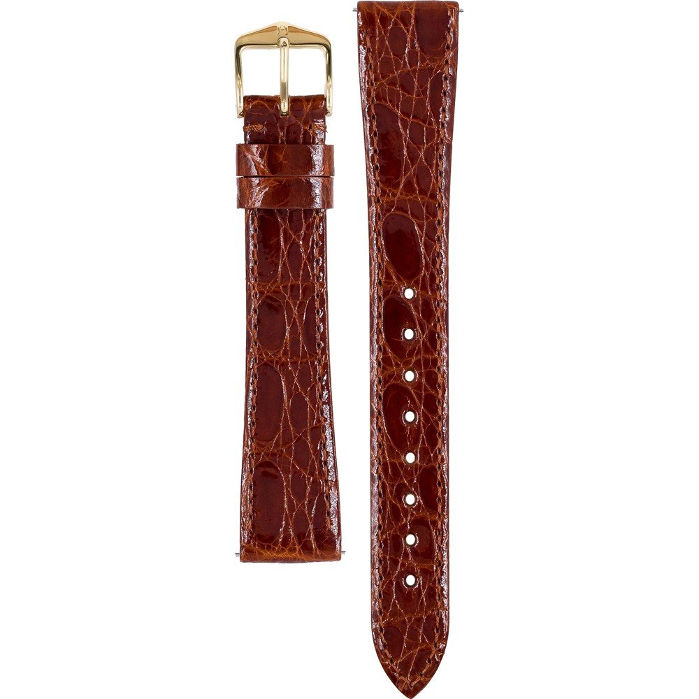 Hirsch 01808070-1-17 Genuine Croco Horlogeband