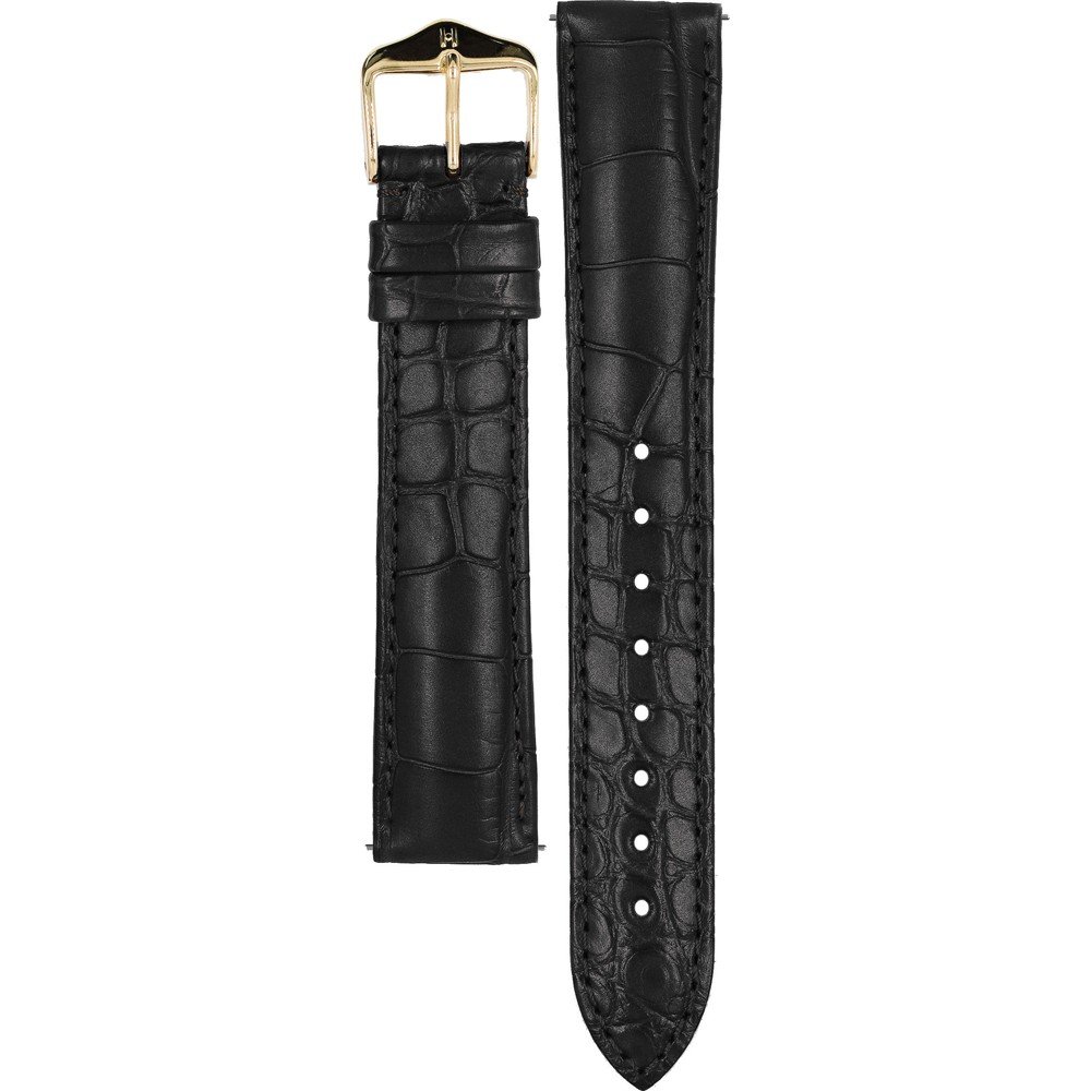 Hirsch 10200759-1-16 Genuine Alligator Horlogeband