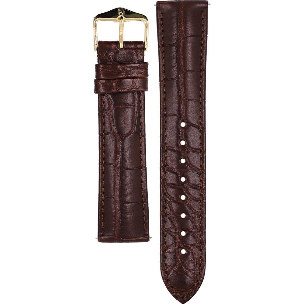 Hirsch 10220719-1-20 Genuine Alligator Horlogeband