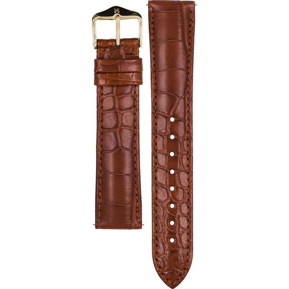 Hirsch 10220779-1-19 Genuine Alligator Horlogeband