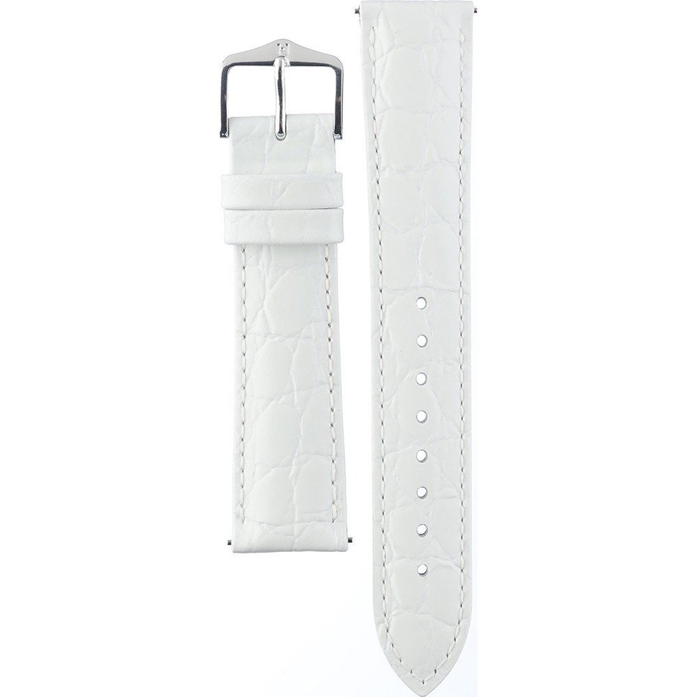 Hirsch 12302800-2-18 Crocograin Horlogeband