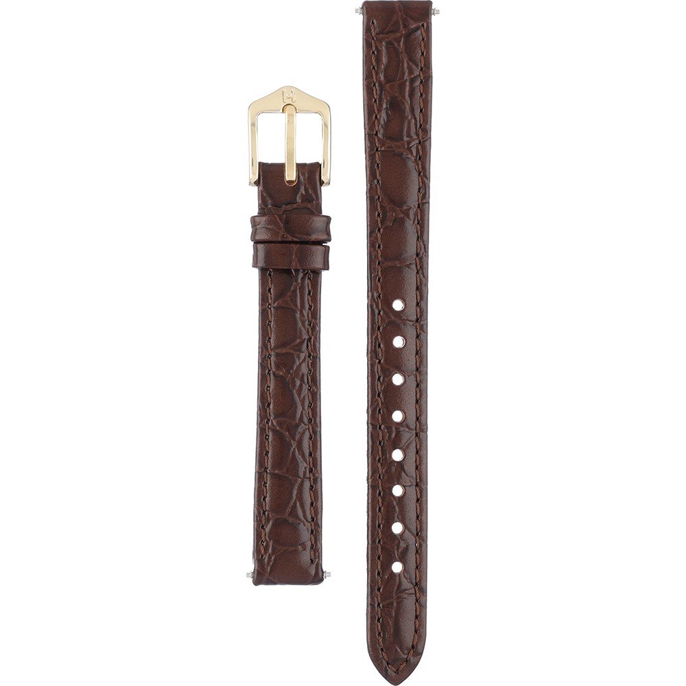 Hirsch 12302810-1-11 Crocograin Horlogeband