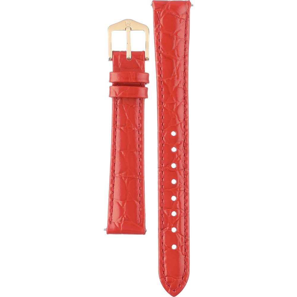 Hirsch 12302820-1-14 Crocograin Horlogeband