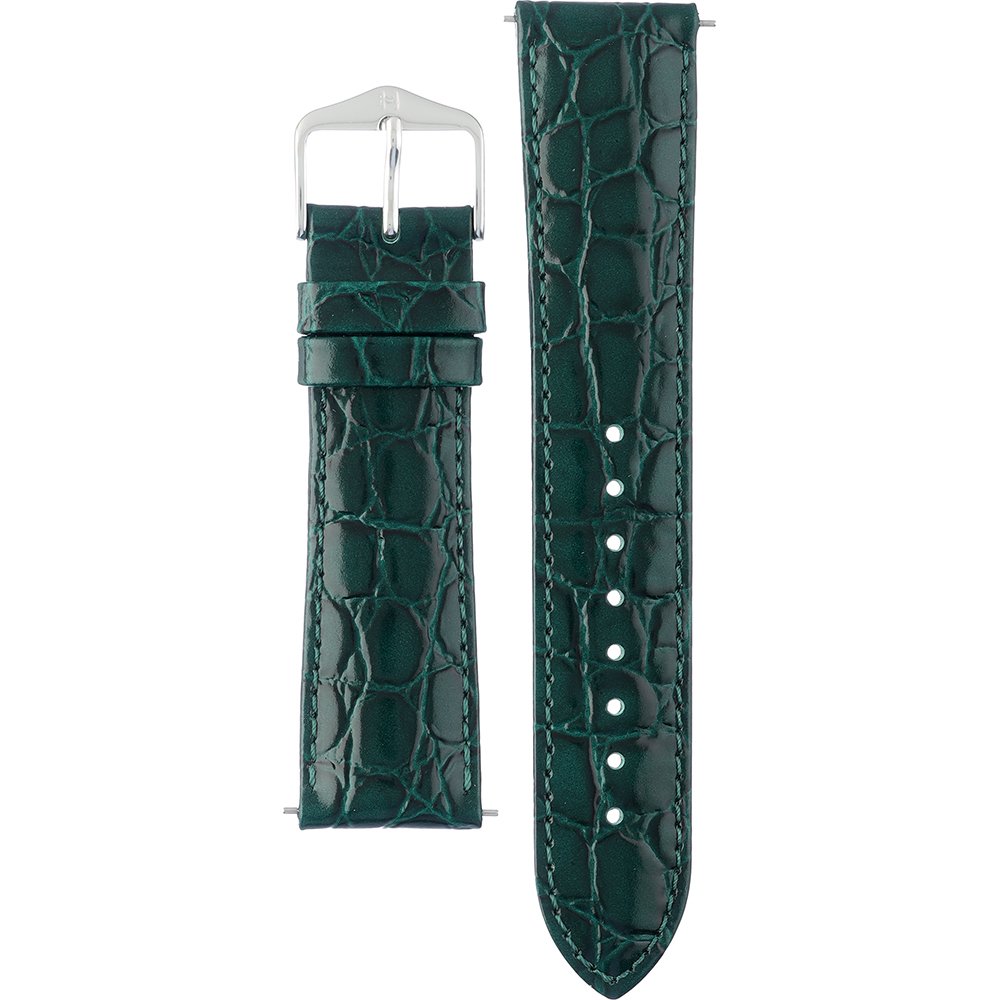Hirsch 12302840-2-20 Crocograin Horlogeband