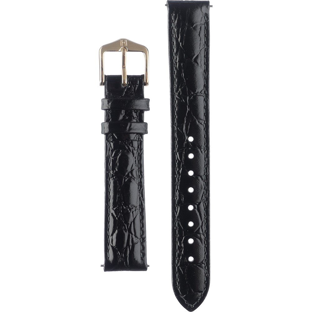 Hirsch 12302850-1-15 Crocograin Horlogeband