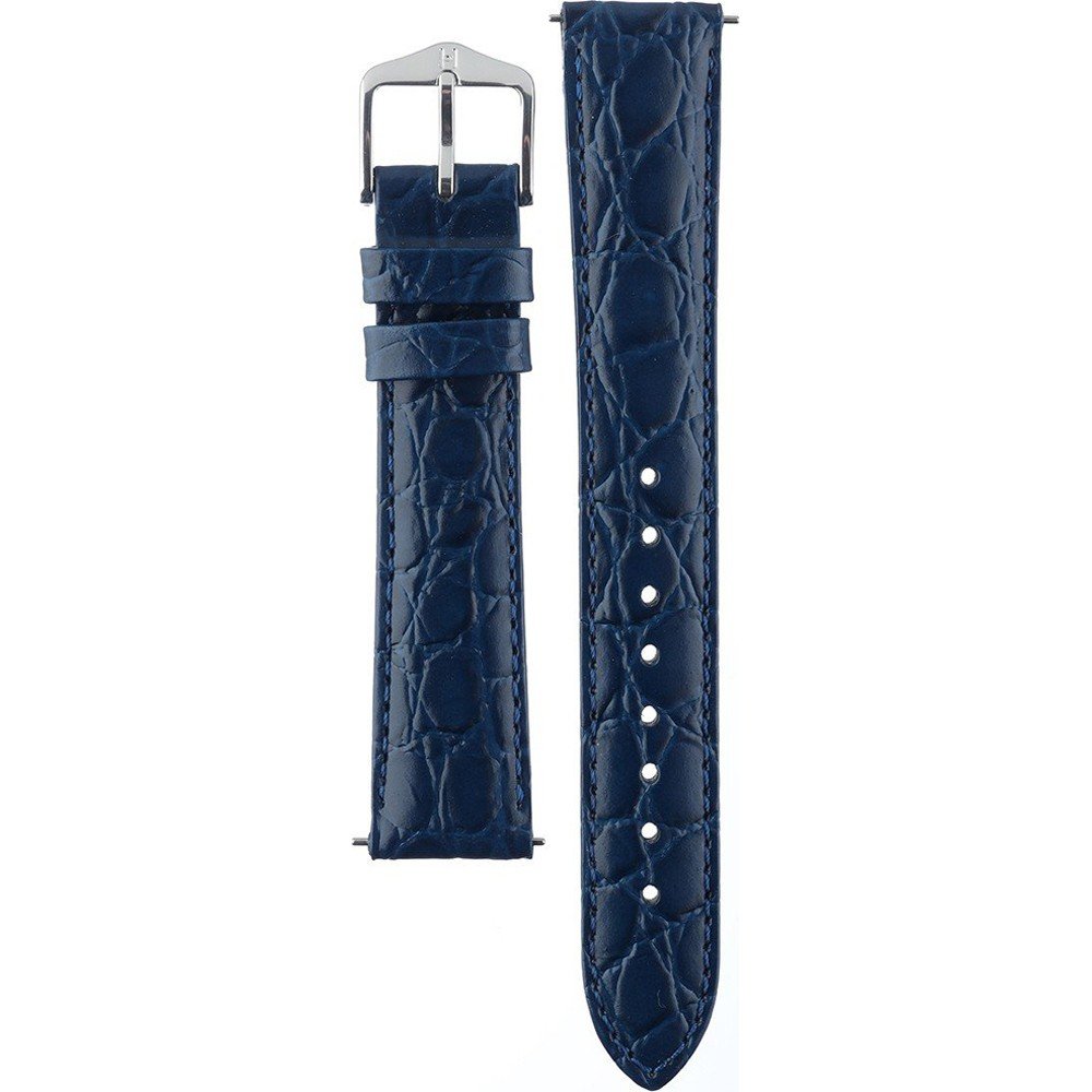 Hirsch 12302880-2-16 Crocograin Horlogeband