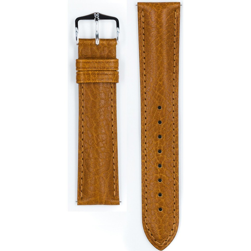 Hirsch 01009010-2-22 Camelgrain Horlogeband