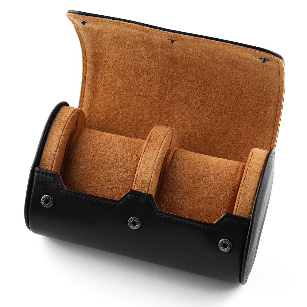 HWG Accessories WATCHROLL-TWO Watchroll Two Black Horlogekisten