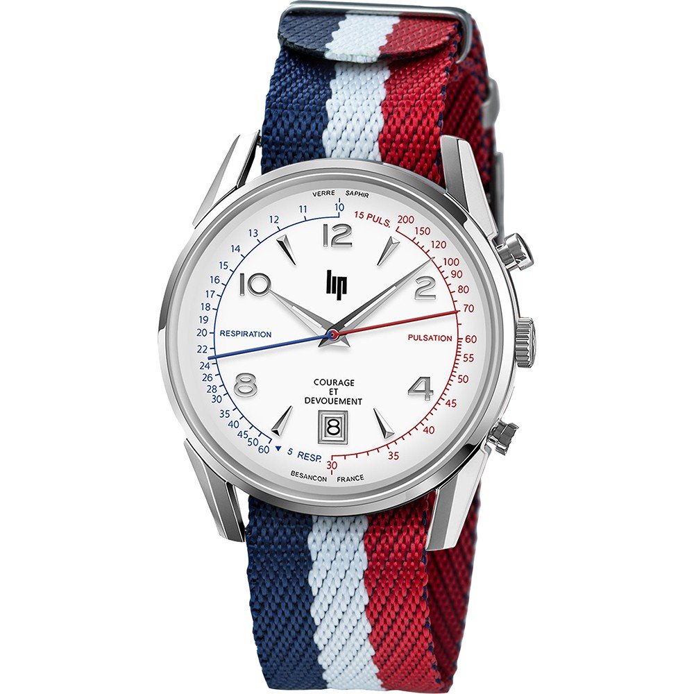 LIP Courage 670011 Courage - Sapeurs Pompiers Horloge