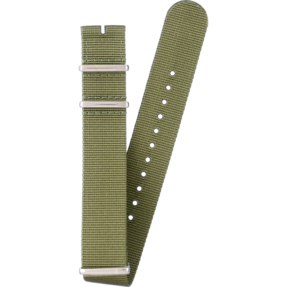 Longines L682146186 Heritage Military Horlogeband